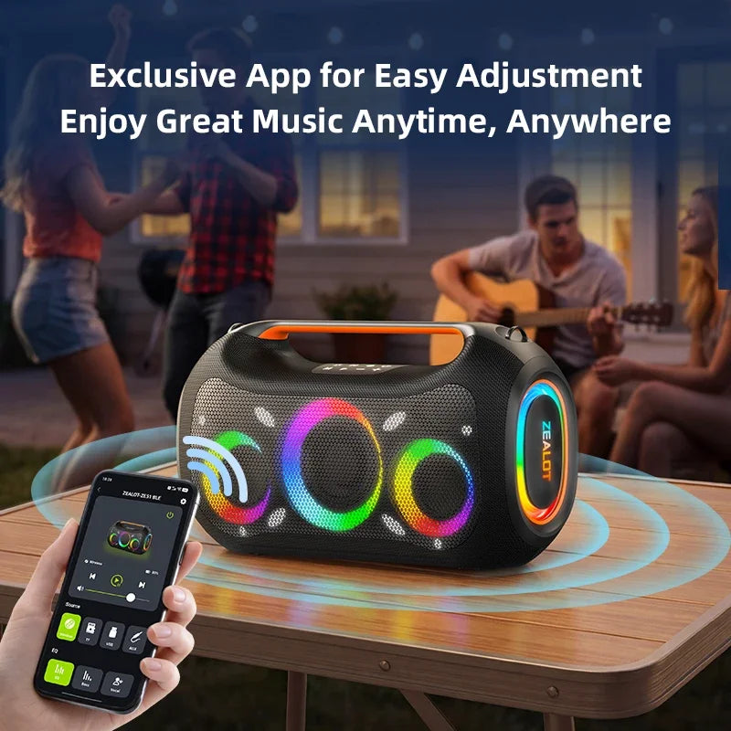 Bocina MX-ZEALOT-ZE51 Big Power Portatil Bluetooth