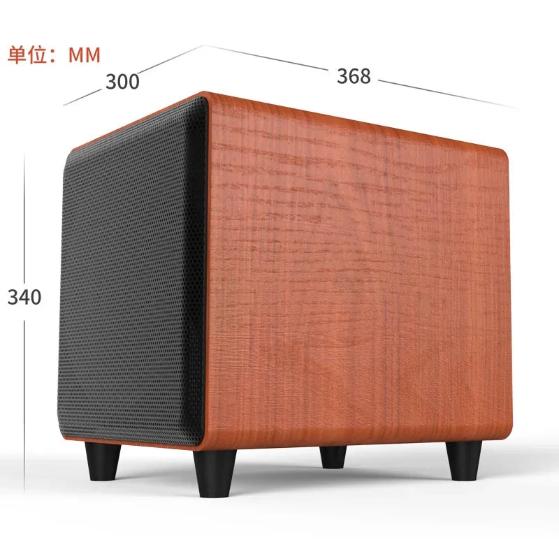 Ibass M10D Home 10 Inch Active Subwoofer 300W High Power