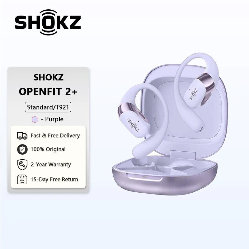 Audífonos SHOKZ OpenFit 2+ Open-Ear Headphones T921 Dolby Audio