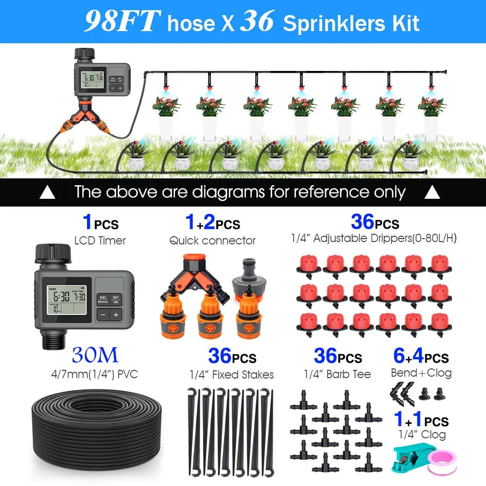 Sistema de Riego de Jardin LCD Set