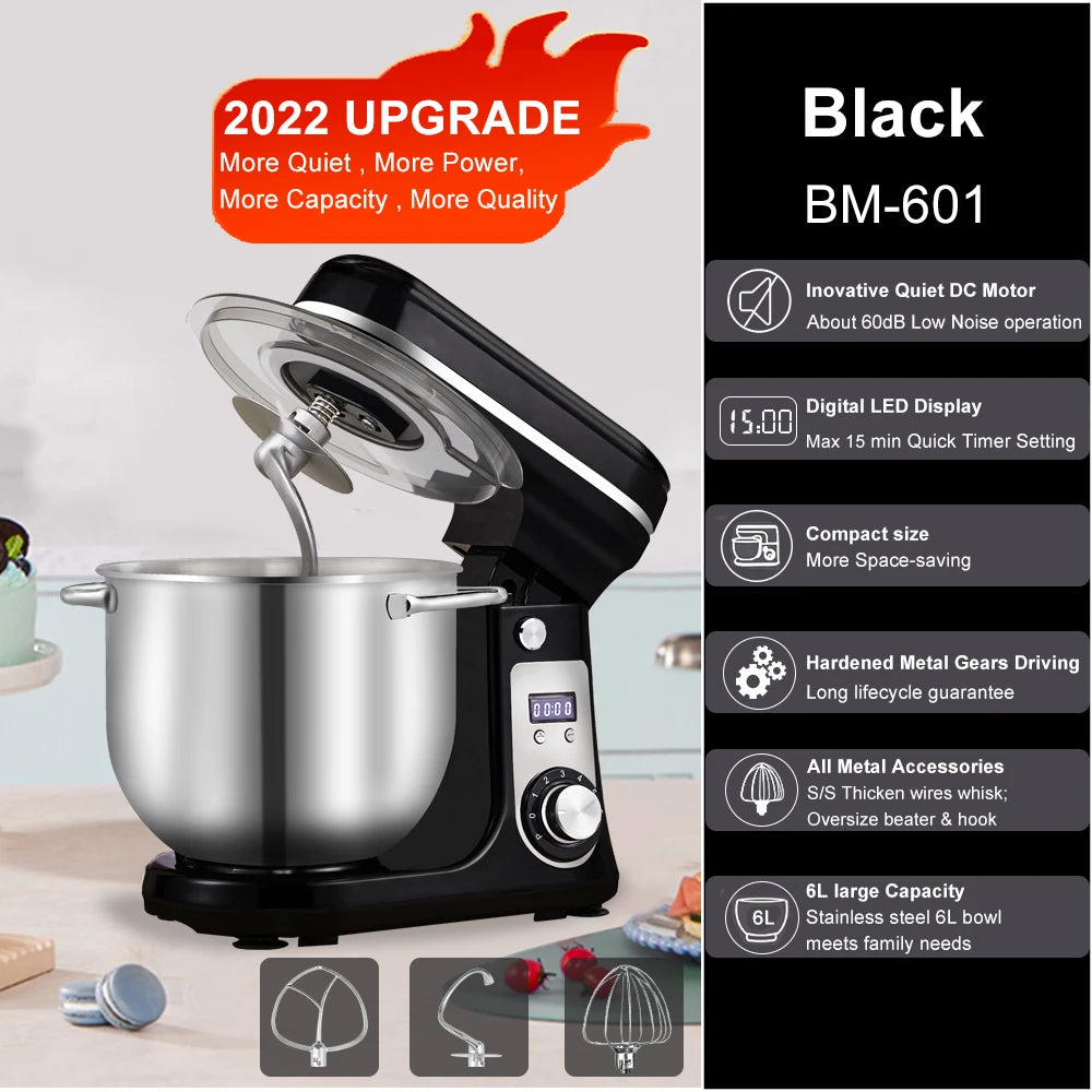BioloMix Batidora Amasadora 6L