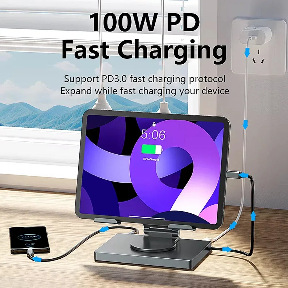 Docking Station KEBIDUMEI 9 in 1 Foldable