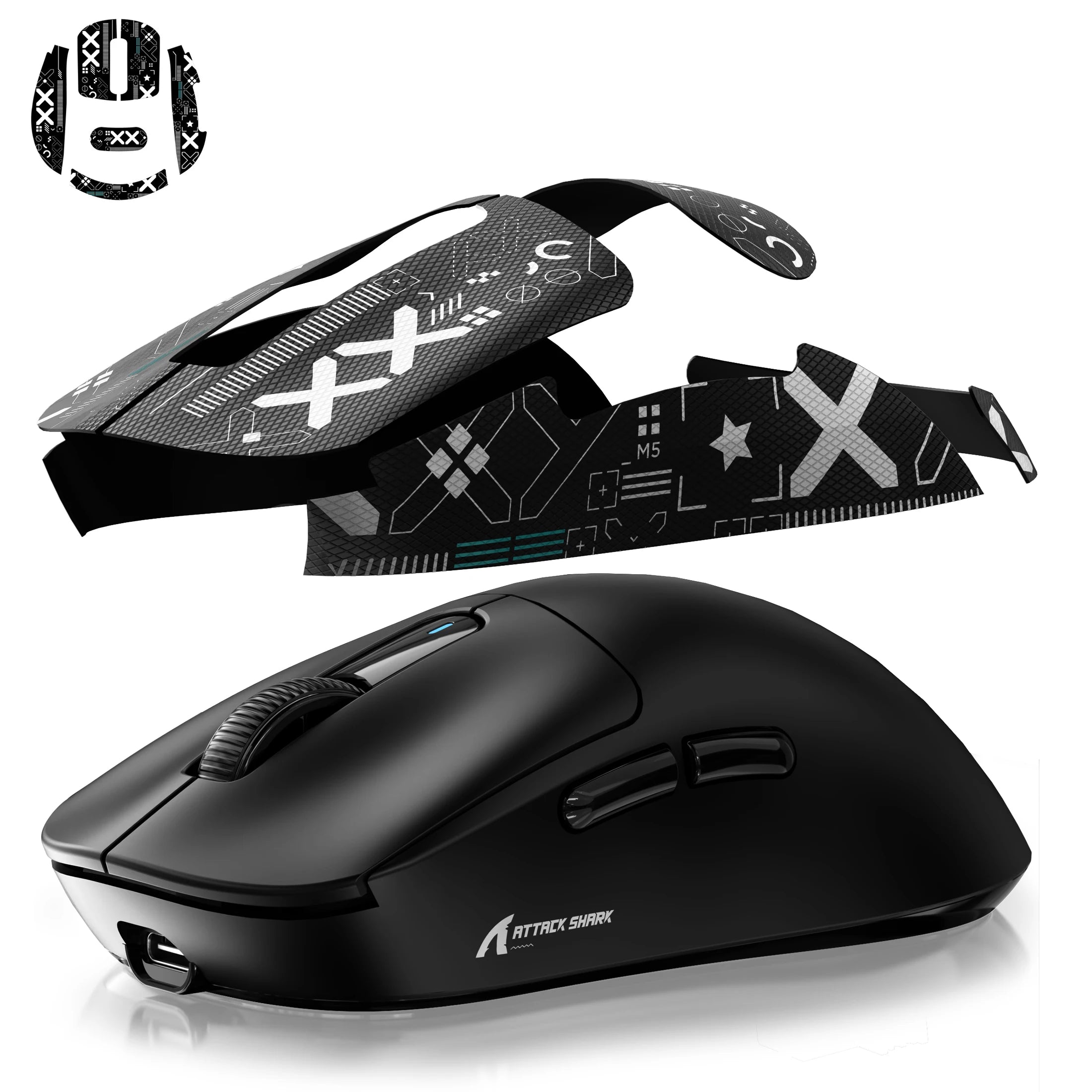 Mouse Gamer Inalámbrico Ligero Attack Shark X3