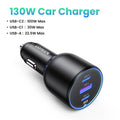 Cargador Rápido de Auto UGREEN 130W USB C