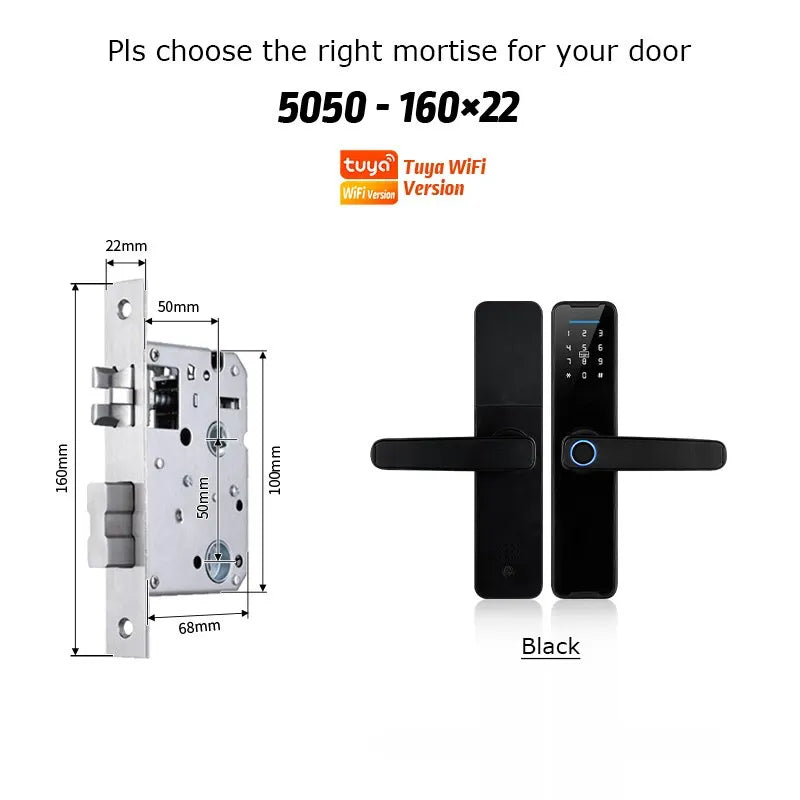 YRHAND Cerradura Inteligente Biometric Smart Lock