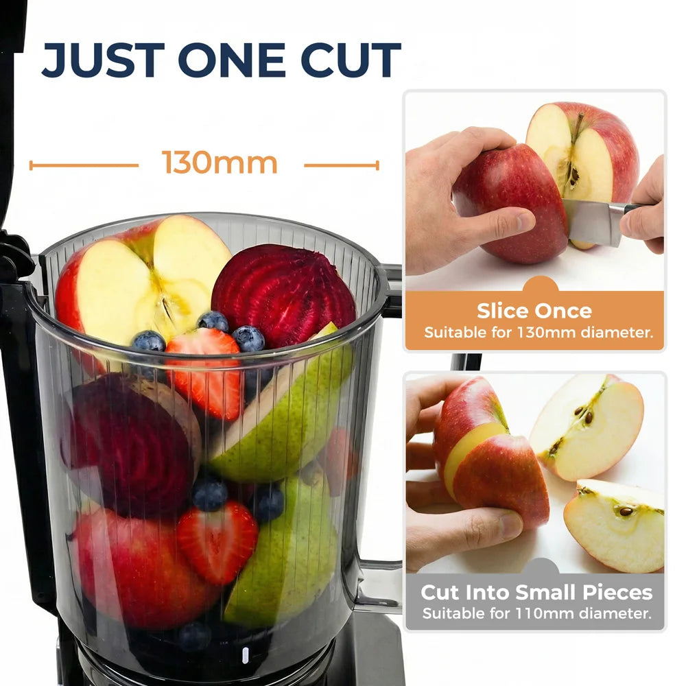 Extractor de Jugo Lento sin Filtro ROUNY