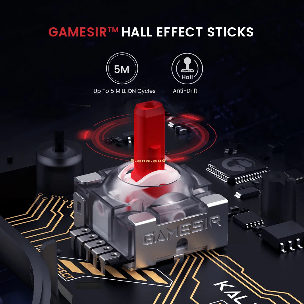 GameSir Kaleid Xbox Controller Wired Gamepad for Xbox Series X, Xbox Series S, Xbox One Game Console, with Hall Effect Joystick