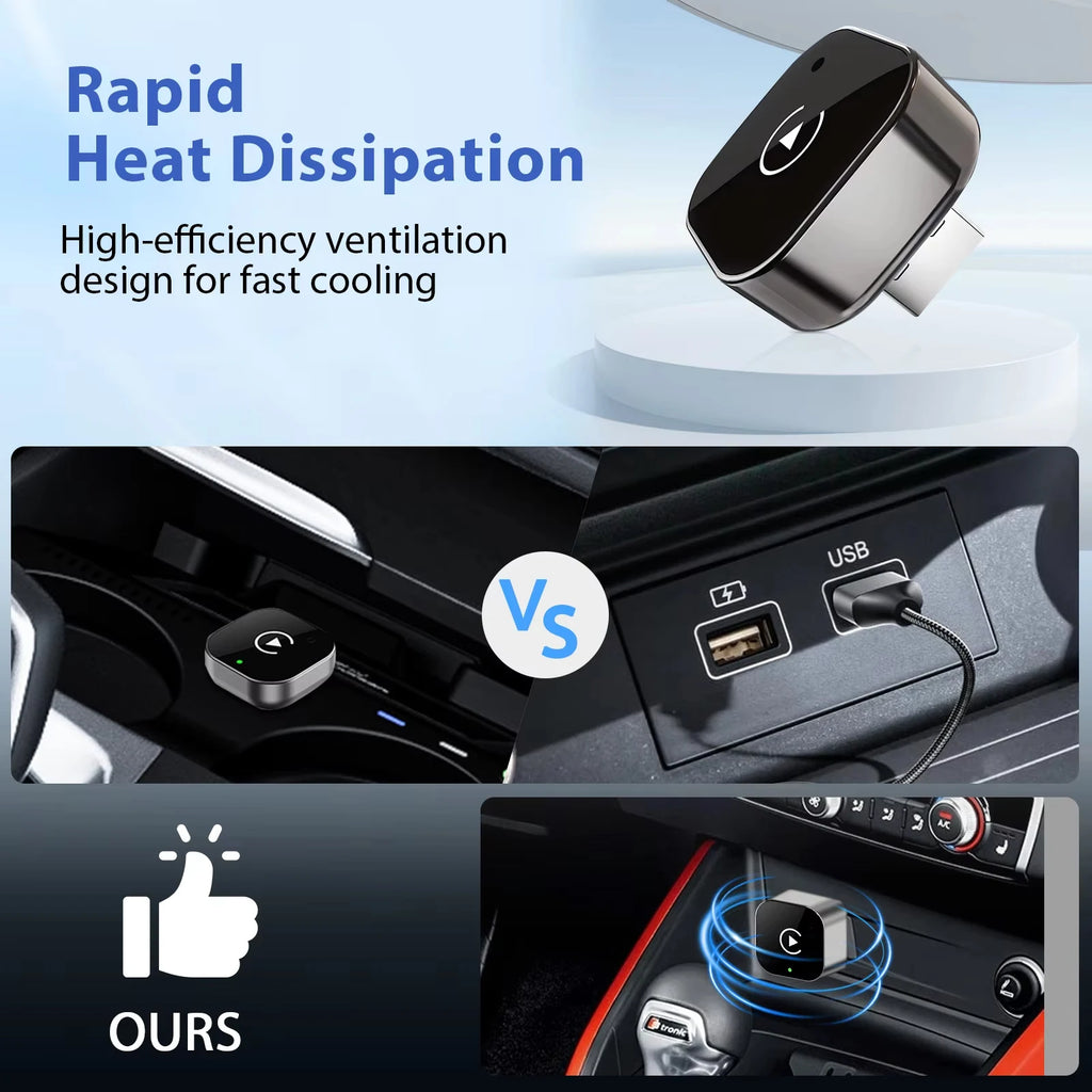 Adaptador XUDA Wireless CarPlay & Android Auto