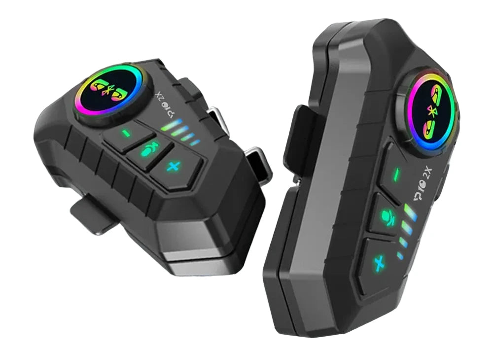 Intercomunicador para motocicleta KEBIDUMEI 1/2x IPX6