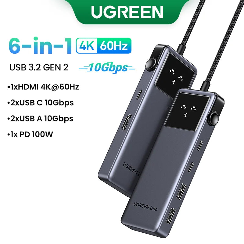 Docking Stations UGREEN Uno USB C HUB