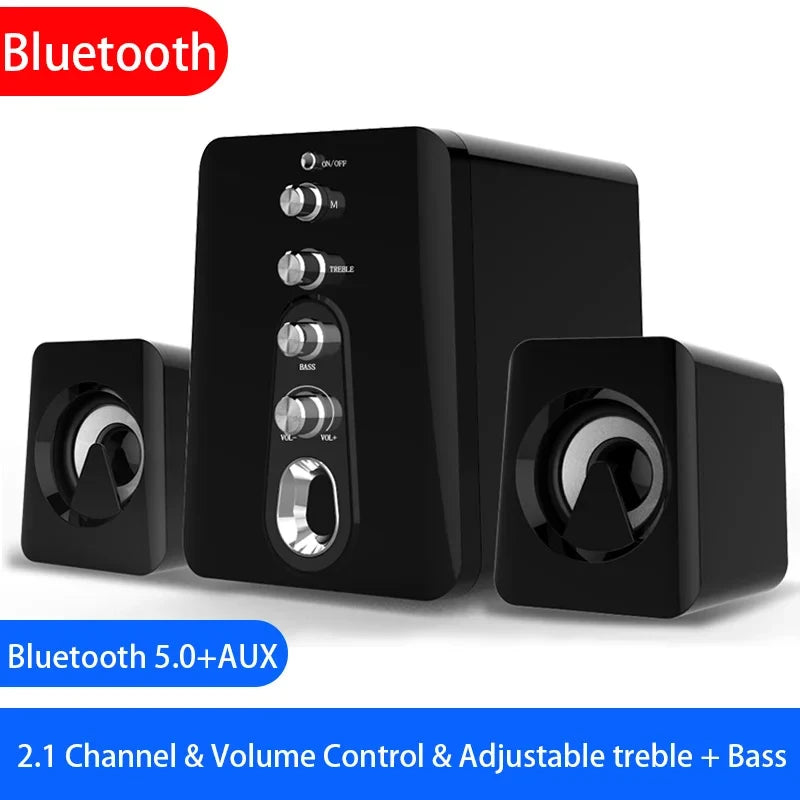 Computer Speakers Home Theater System PC Bass