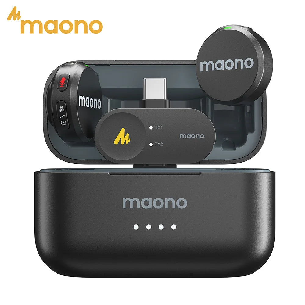 Micrófono MAONO Wave T5 Wireless Lavalier Lapel