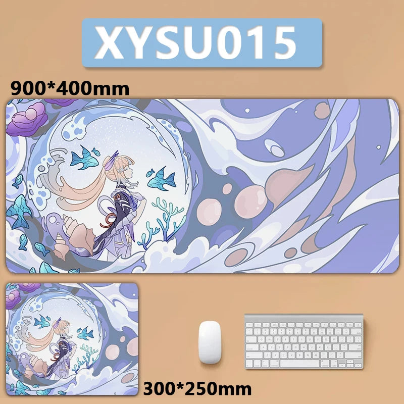 Anime Game Furina Neuvillette Mavuika Mouse Pad