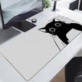 Gaming Mousepads Mousepad Black Cat Large Mouse Mat Office Desk Pads Non-Slip Rubber Gamer Mouse Pad Big Keyboard Mats