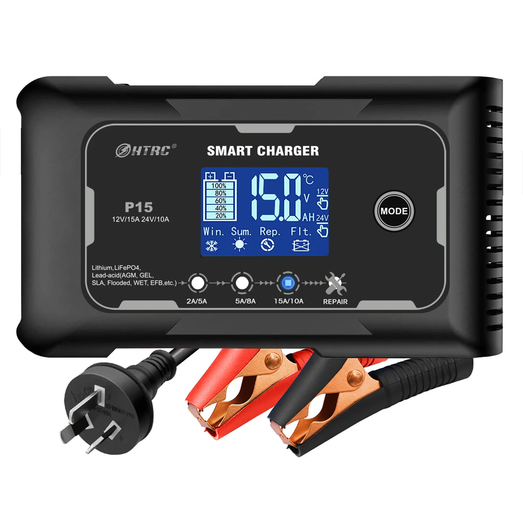 Cargador para Batería de Auto HTRC 12v