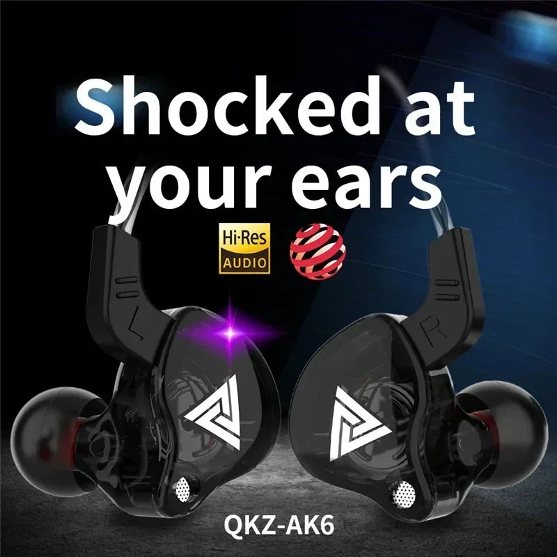 Audífonos Original QKZ AK6 In Ear Earphone