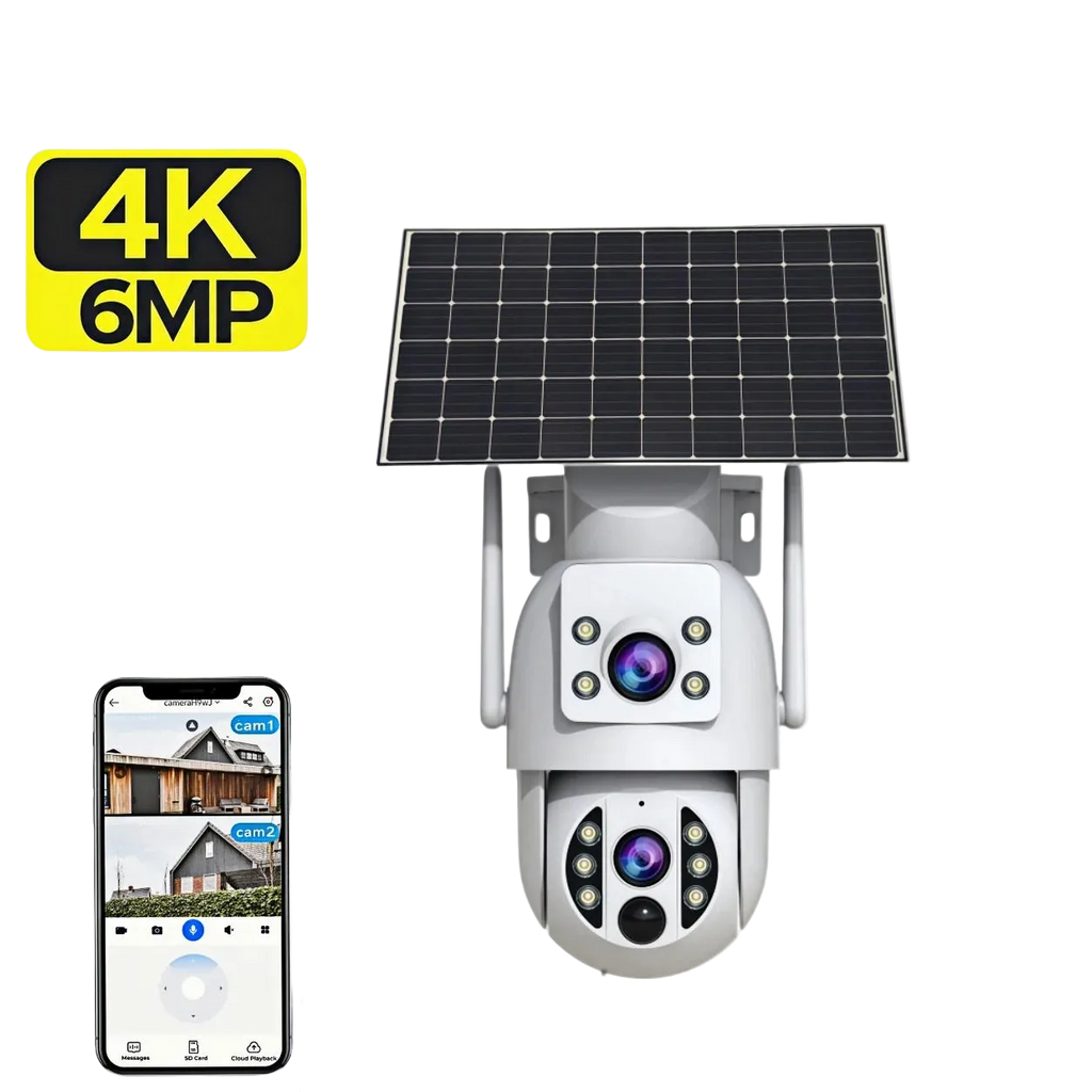 JOOAN 4K Solar Security Camera Wireless Outdoor