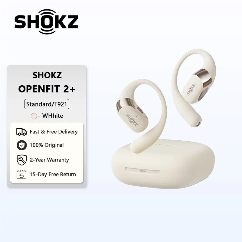 Audífonos SHOKZ OpenFit 2+ Open-Ear Headphones T921 Dolby Audio