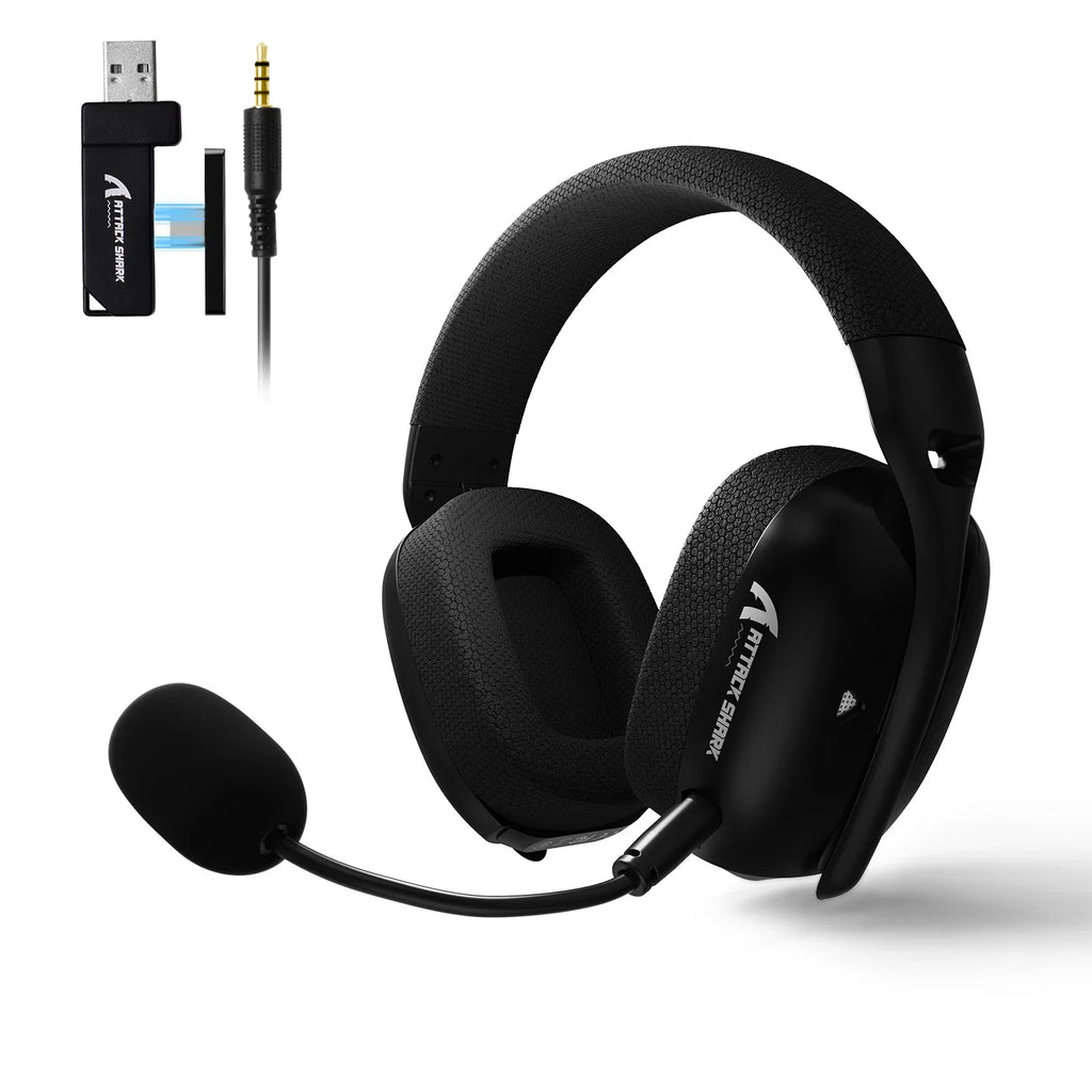 ATTACK SHARK L80PRO Wireless Audífonos Gamer Tri-Mode