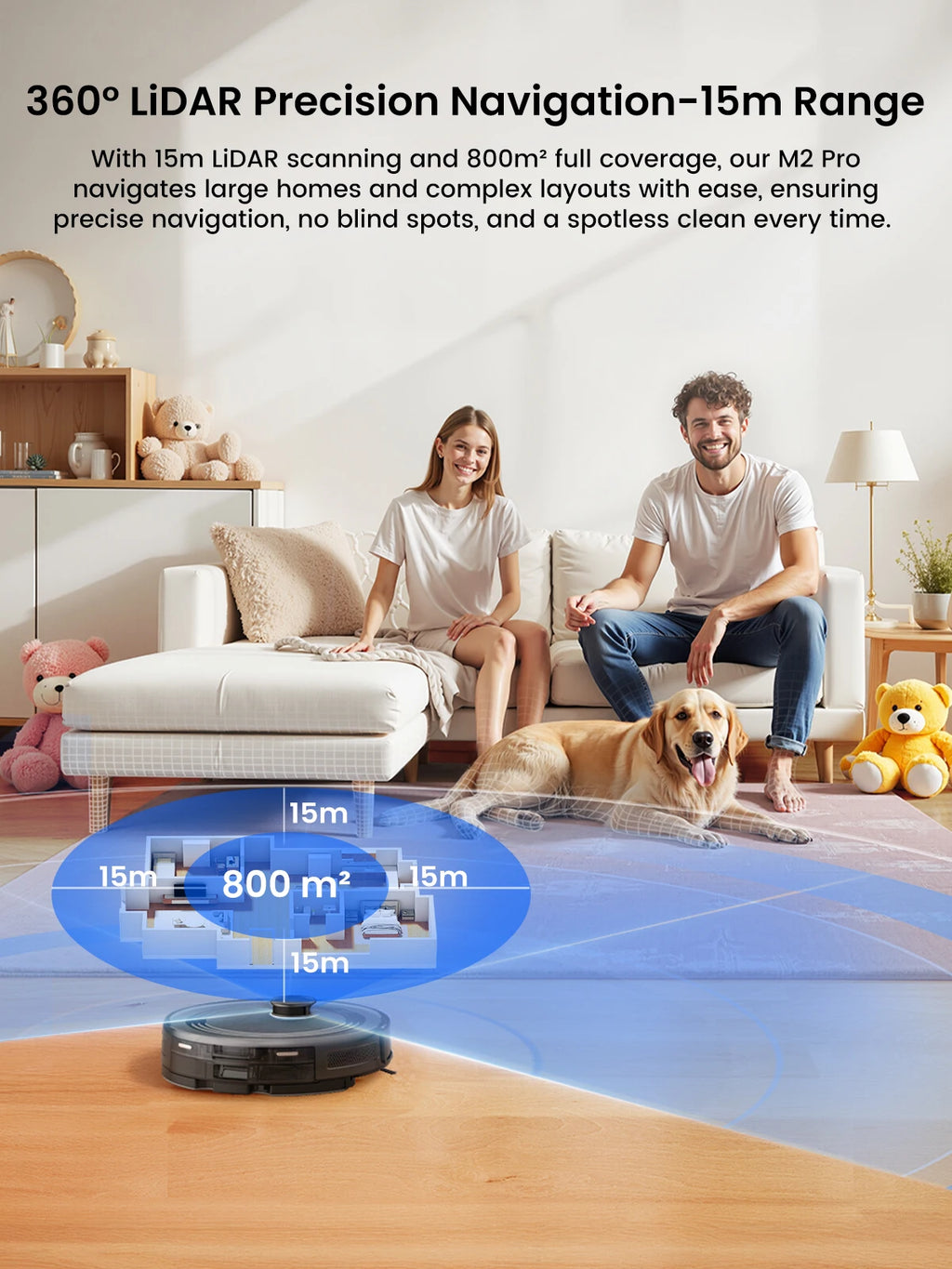 Lefant M2Pro Robot Vacuum Cleaner and Mop