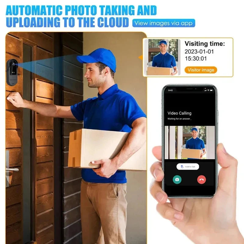 Tuya WiFi doorbell  2-way HD 1080P