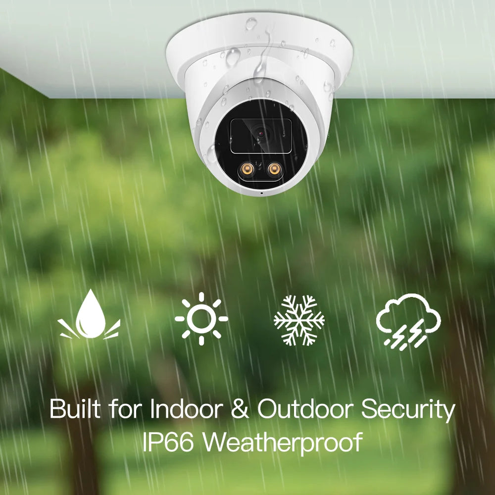 New 4K 8MP IP Camera Audio Outdoor POE H.265 Onvif