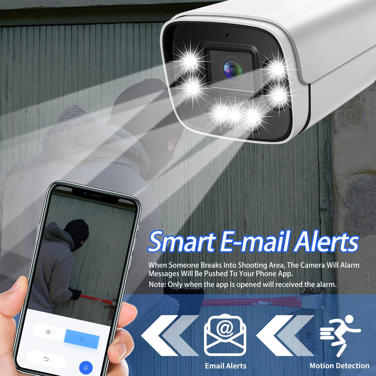 Gadinan Sistema de Cámaras de Seguridad 8MP PoE con Audio Bidireccional