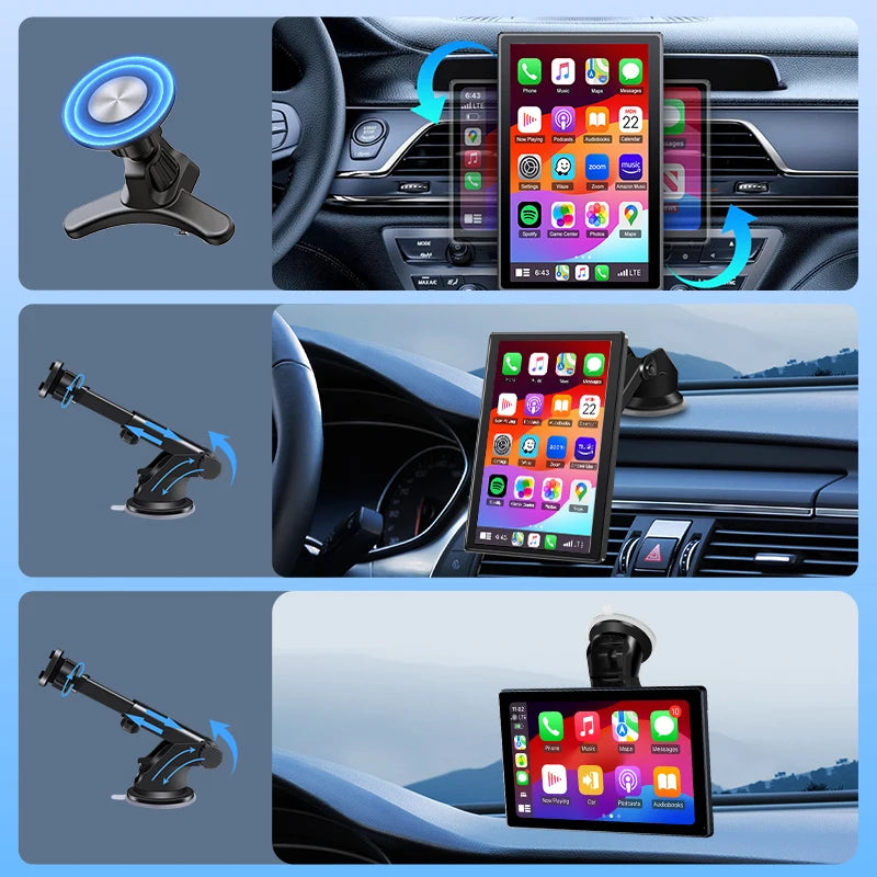 Pantalla Carplay & Android Auto Jansite 9” Vertical