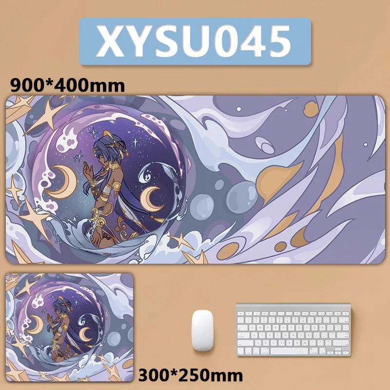 Anime Game Furina Neuvillette Mavuika Mouse Pad