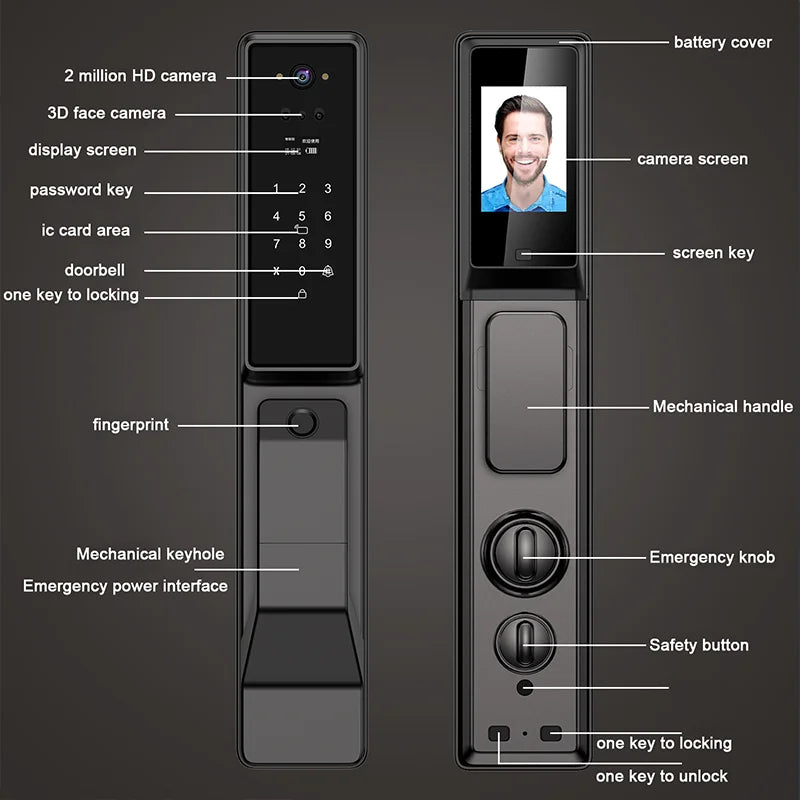 Outdoor Waterproof Lock Wifi Tuya APP