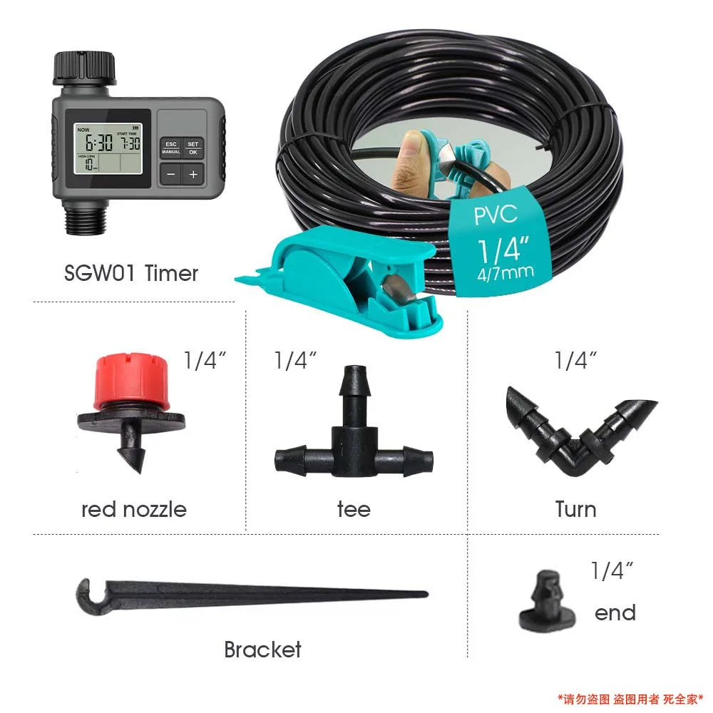 Sistema de Riego de Jardin LCD Set