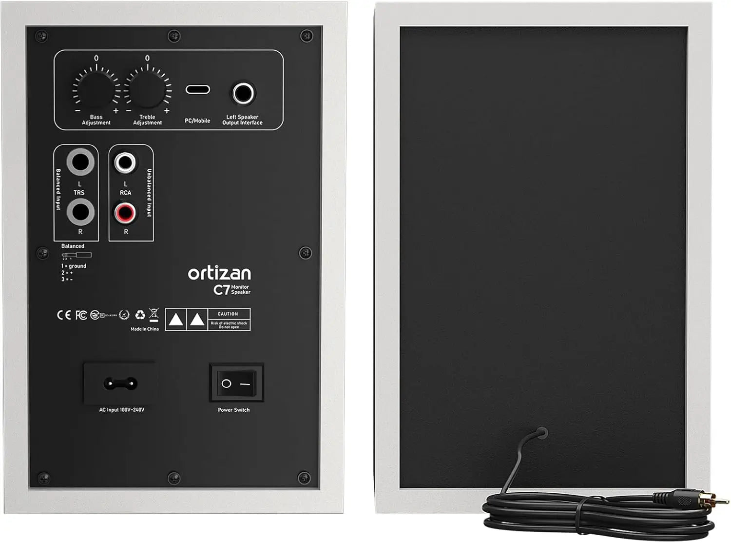 Bocinas Ortizan Audio Bookshelf Active Home theater