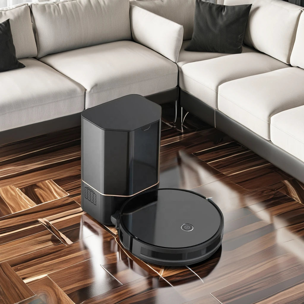 Home Cleaning Robot Vacuum with M8 Self-Emptying Wi-Fi App
