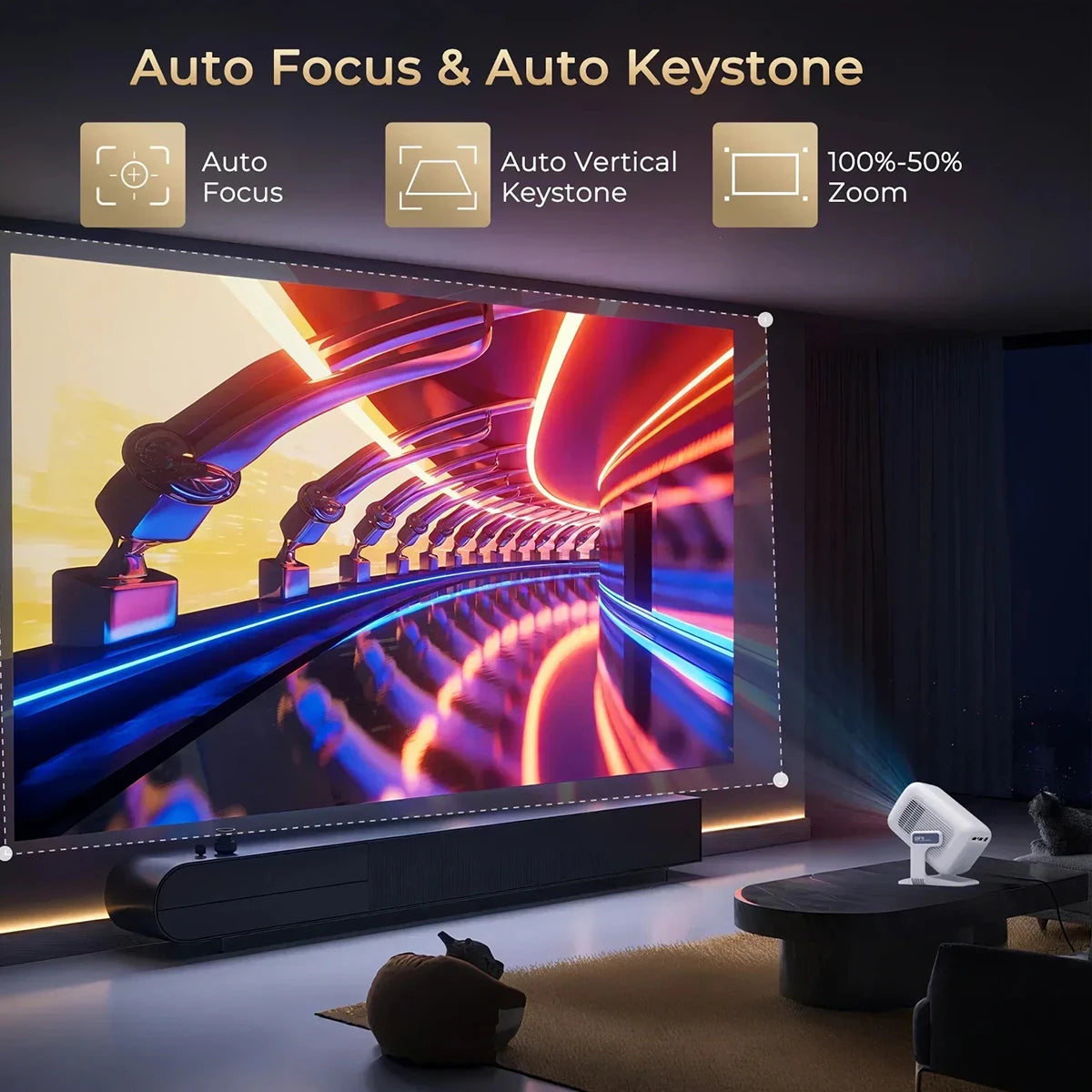 Proyector DITONG X3 4K Android
