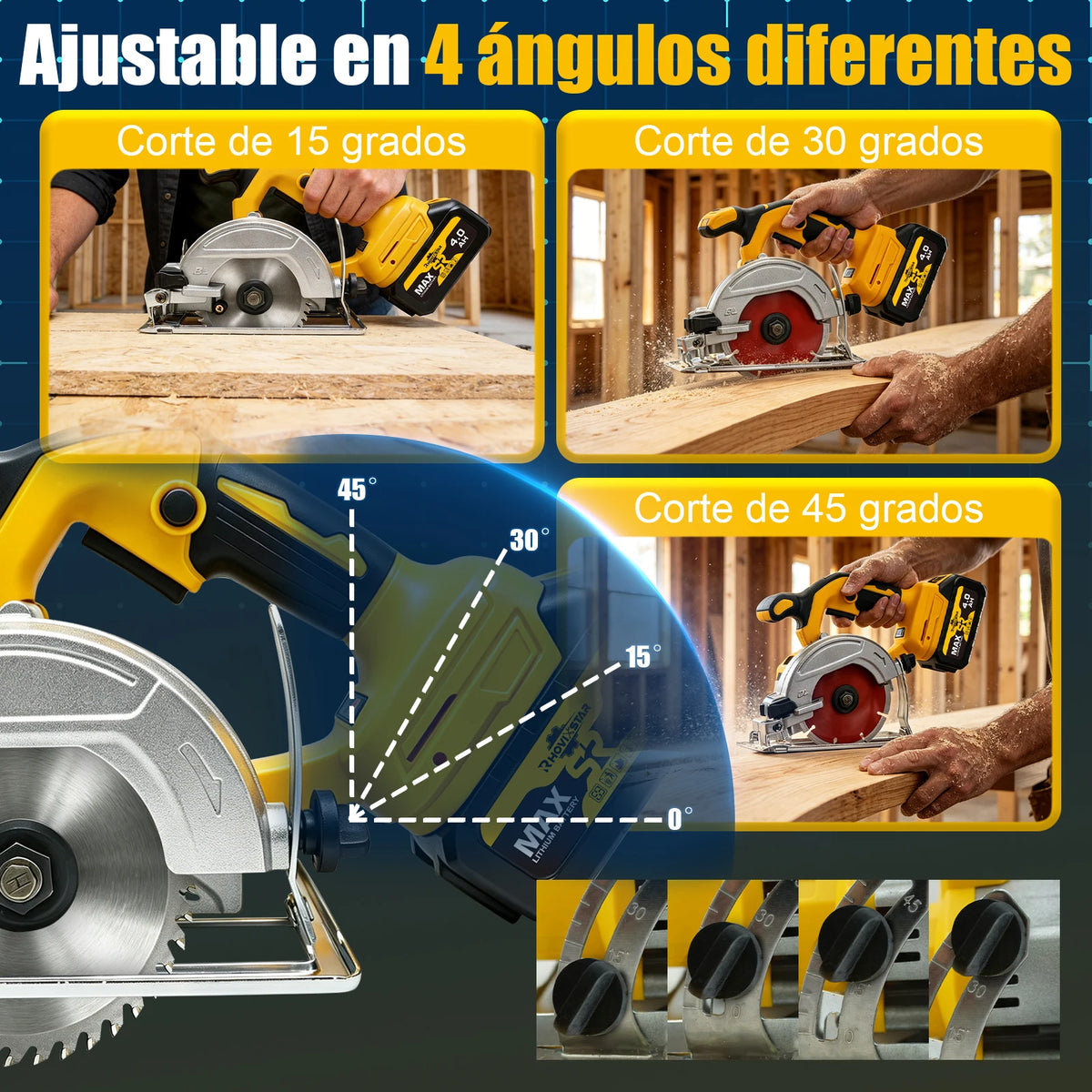 Sierra Circular Inalámbrica Brushless