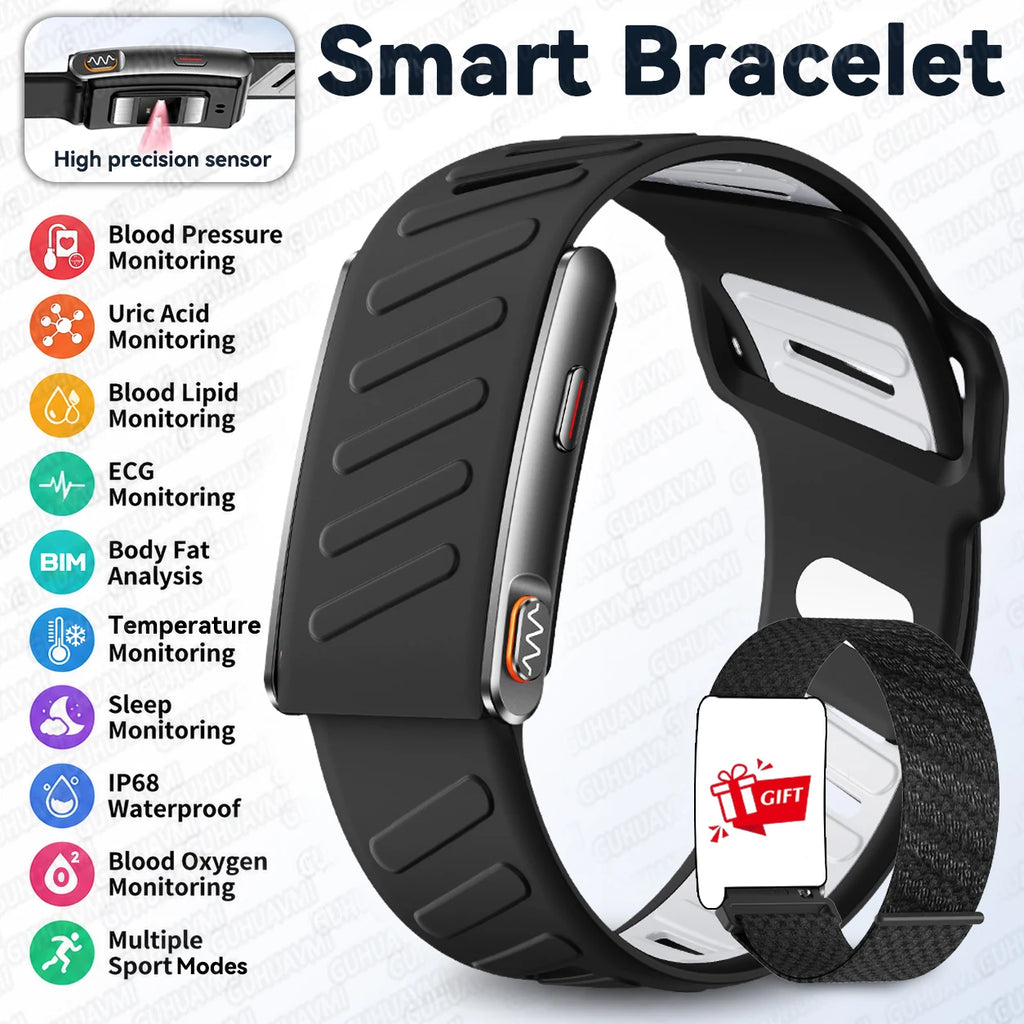 Smart Band Fitness Tracker ECG+PPG Sports