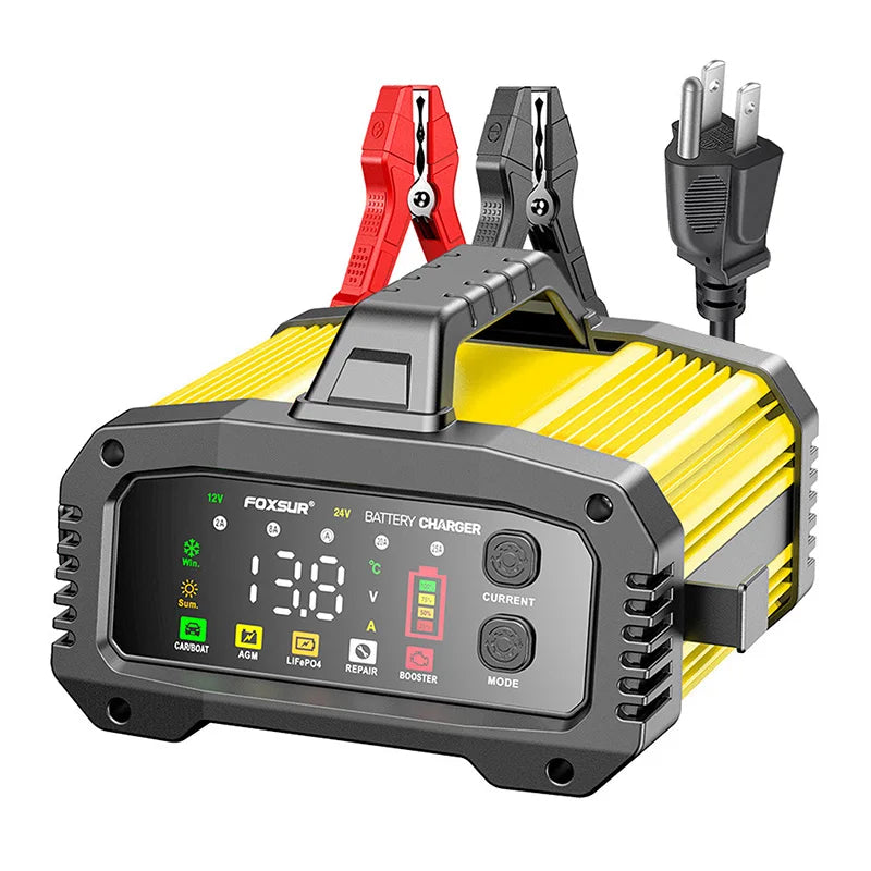 Cargador de Batería de Auto Inteligente Portátil FOXSUR