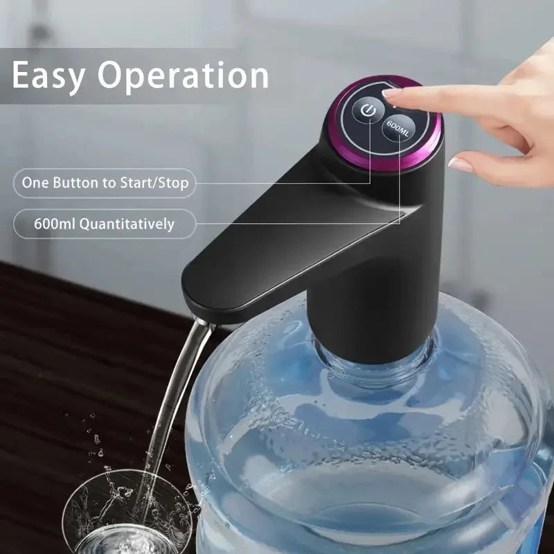 Dispensador de Agua 5 Galones con Bomba Eléctrica USB
