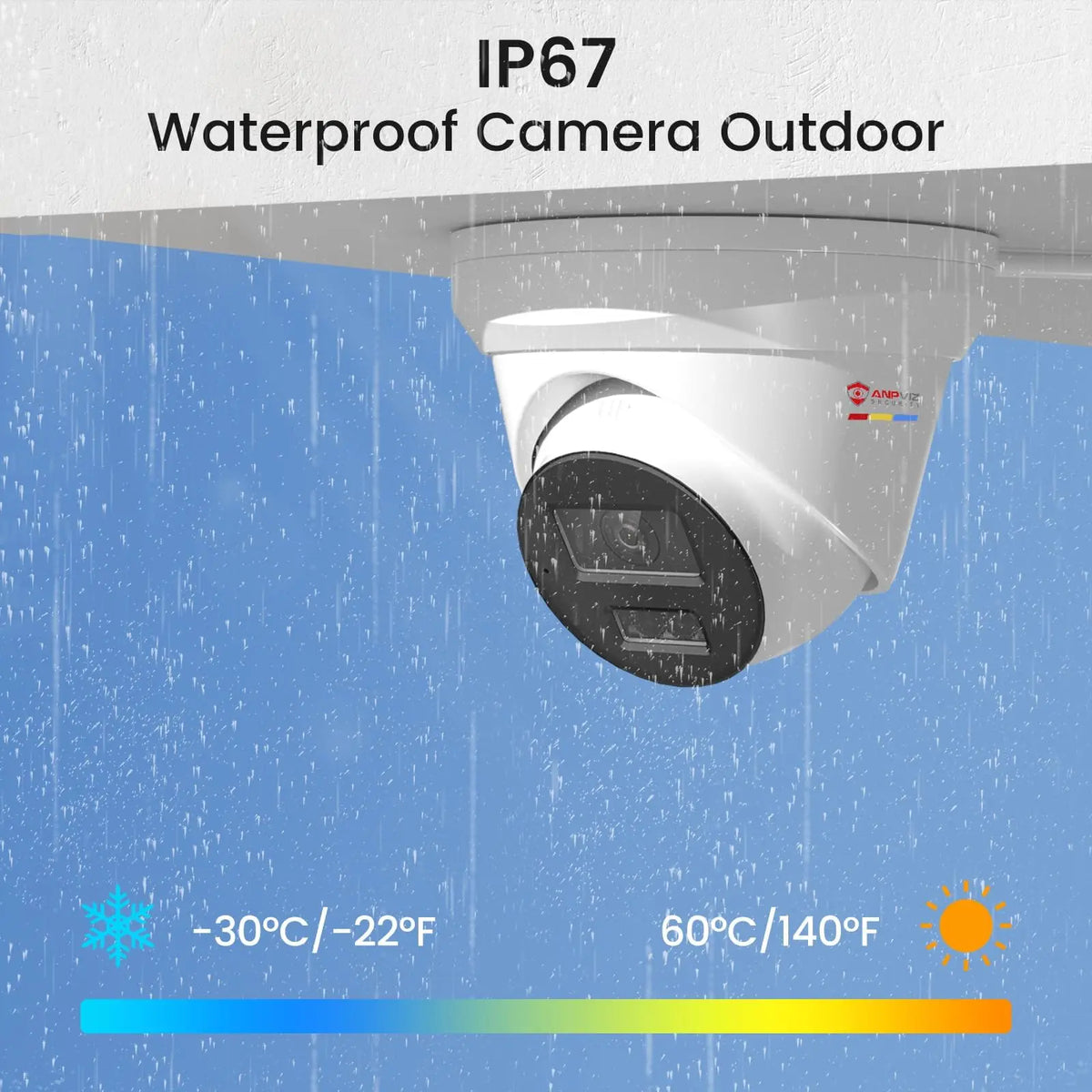 Anpviz Sistema de Cámaras de Seguridad 16CH 4K PoE