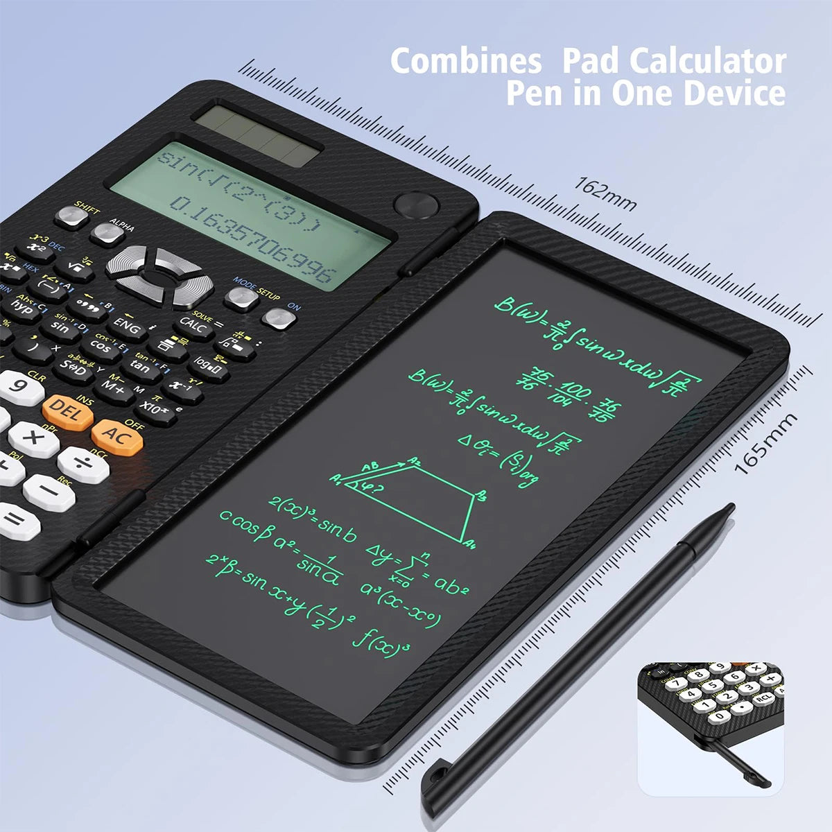 Calculadoras científicas recargables 991ES EX