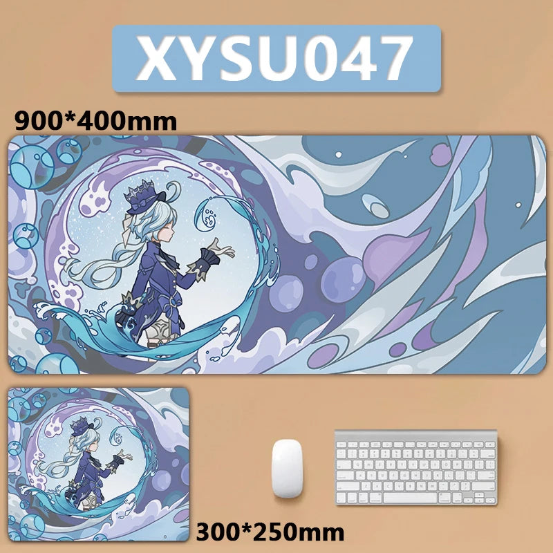 Anime Game Furina Neuvillette Mavuika Mouse Pad
