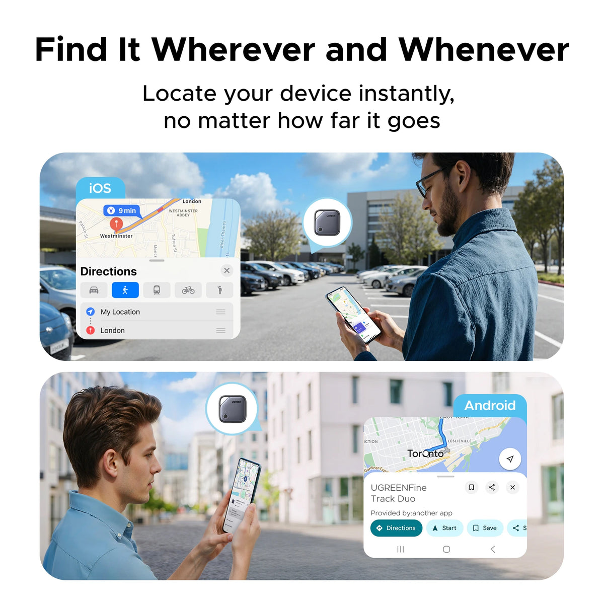 Localizadores UGREEN Smart