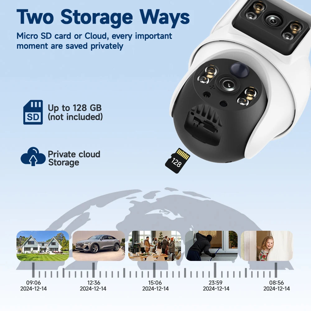 Xiaovv 8MP 4K Wireless Solar Camera 4G Sim