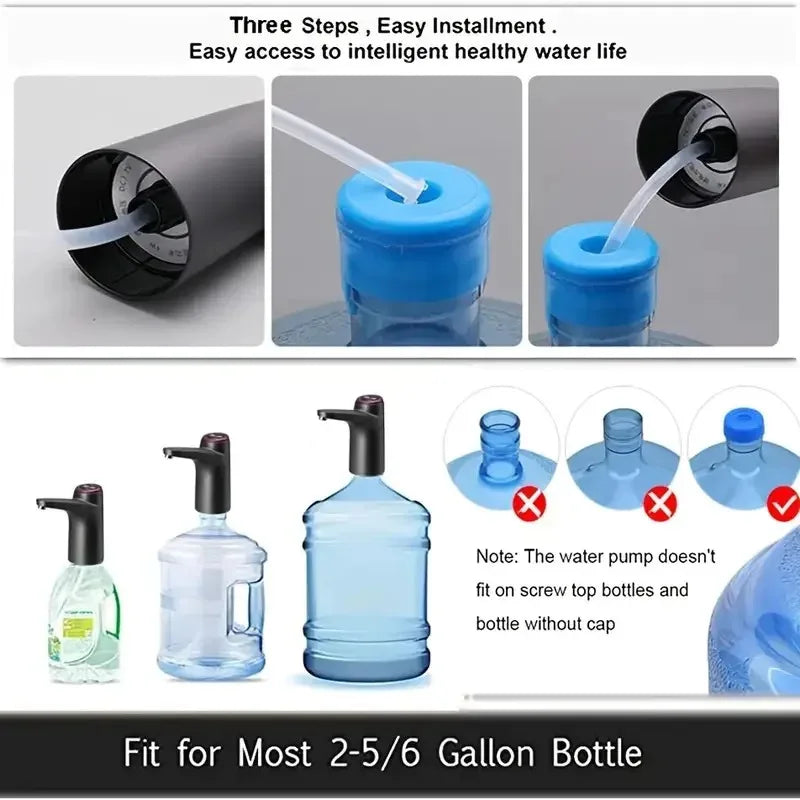 Dispensador de Agua 5 Galones con Bomba Eléctrica USB