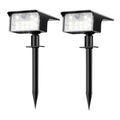 Luz de pasto LED solar impermeables