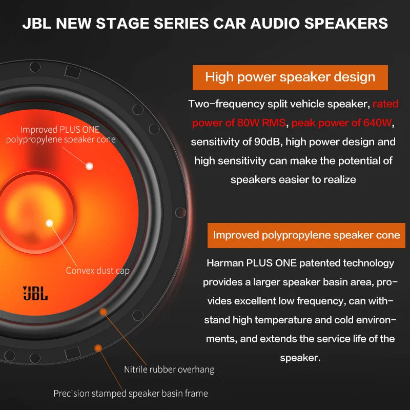 Bocina JBL Car Audio Speaker 6.5-Inch Two-Way