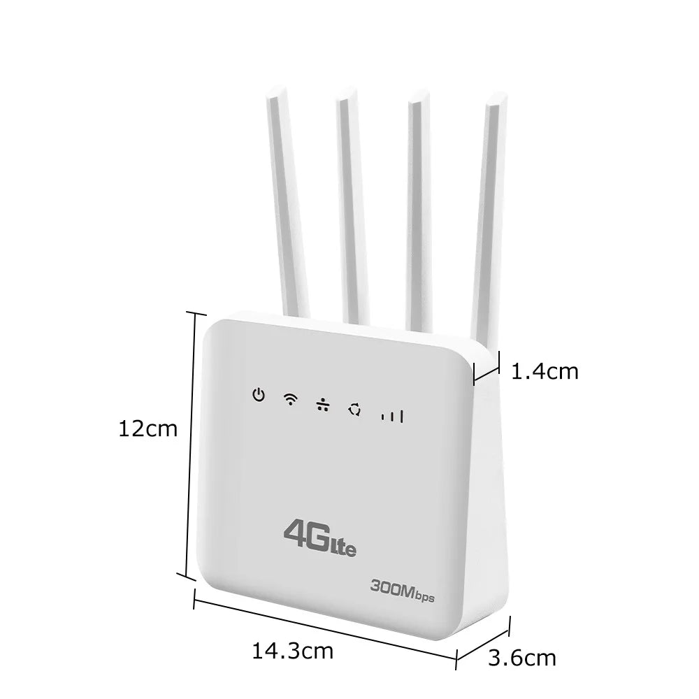 Router portátil XUNYOU‑LINK 4G LTE WiFi 6 con SIM