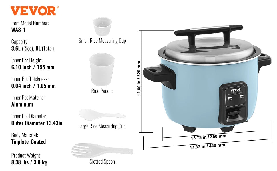 SucceBuy Olla Arrocera Comercial
