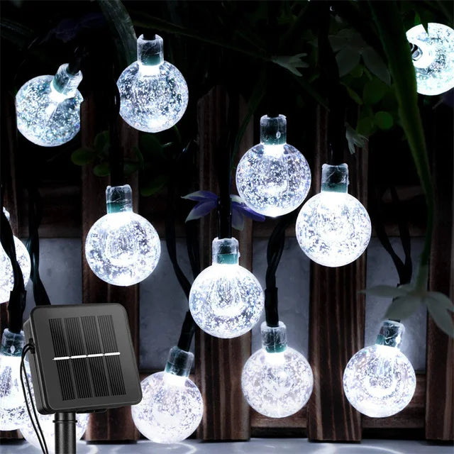 Luces de cadena solares para exteriores Led