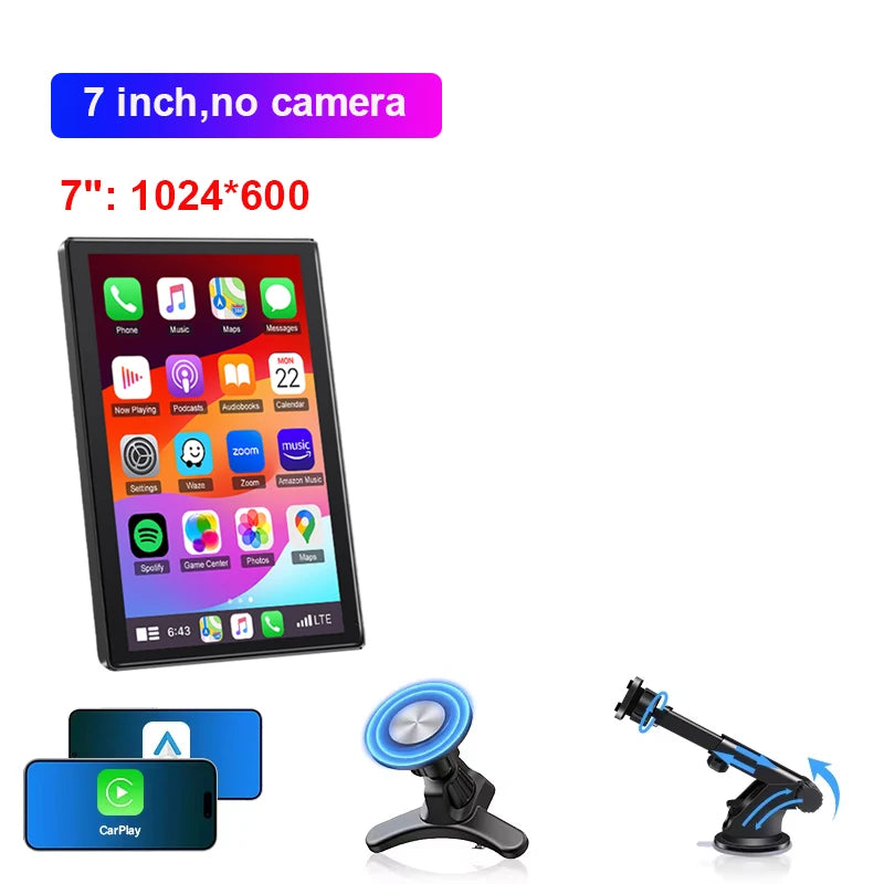 Pantalla Carplay & Android Auto Jansite 9” Vertical